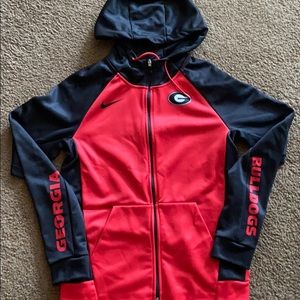 Team Issued UGA Nike Zip Up